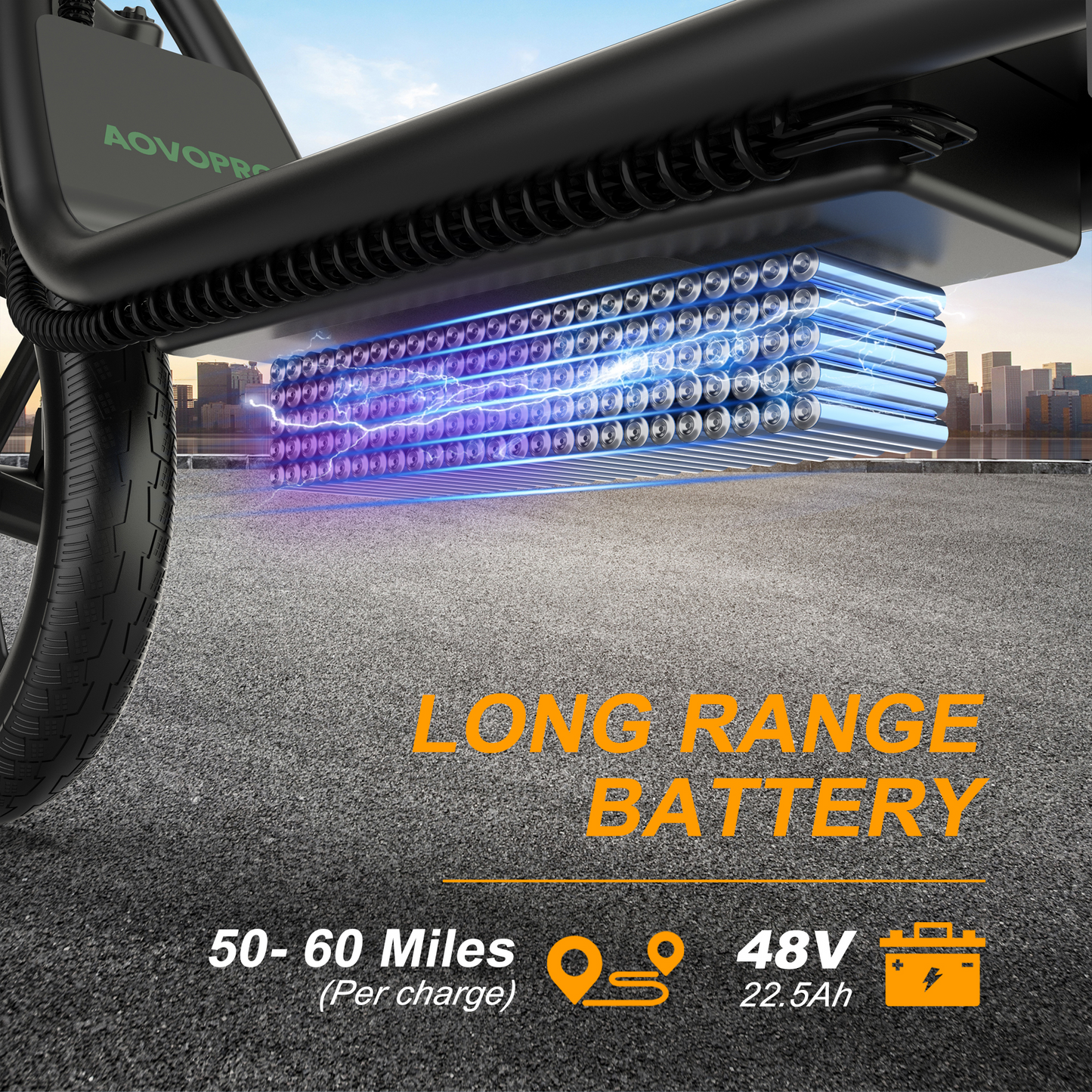 Electric Commuter Scooter with Seat & Basket