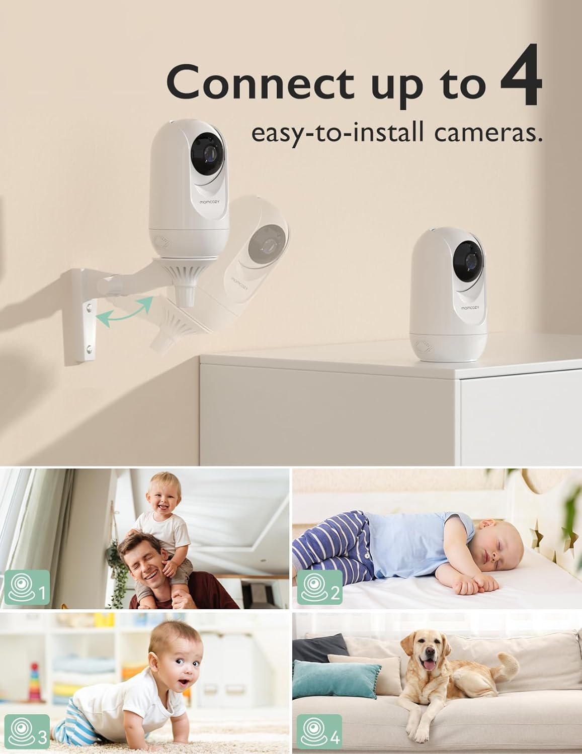 Video Baby Monitor with Camera & Audio