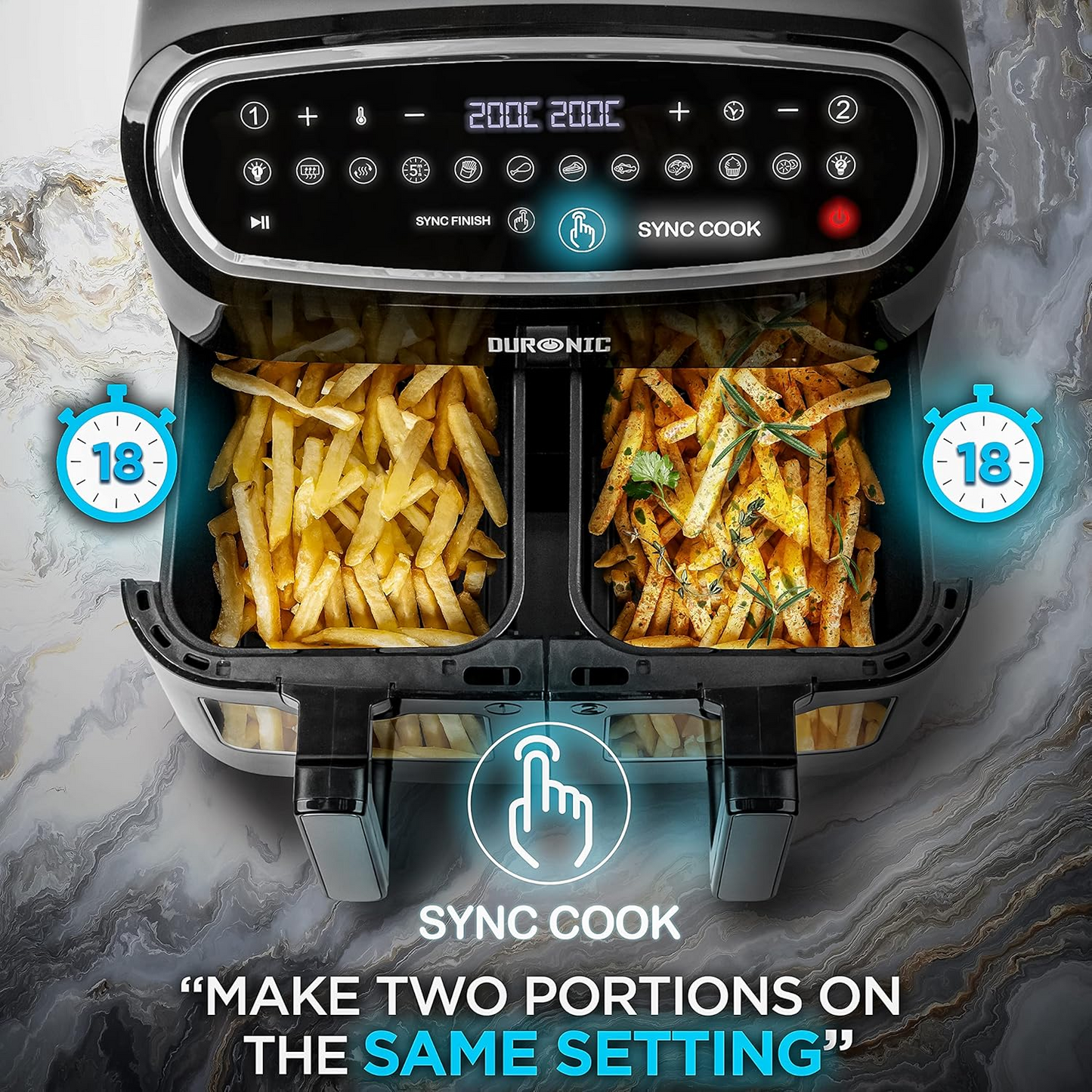 XXL Digital Air Fryer – 10L Family Size