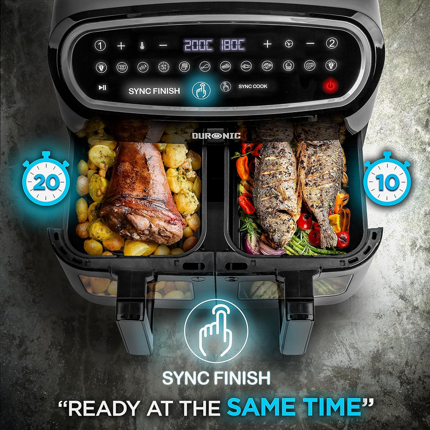 XXL Digital Air Fryer – 10L Family Size
