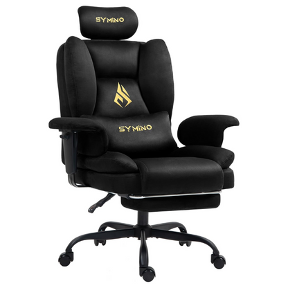 Ergonomic Gaming Chair with Footrest