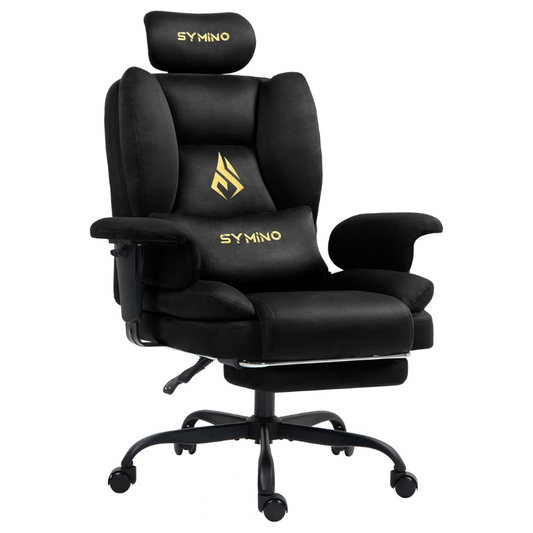 Ergonomic Gaming Chair with Footrest