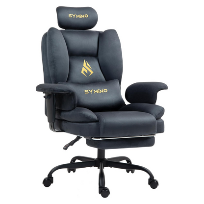 Ergonomic Gaming Chair with Footrest