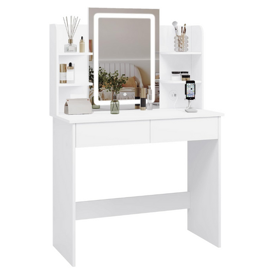 Vanity Dressing Table with LED Mirror